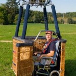 Luchtballon tocht met een rolstoel !